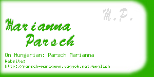 marianna parsch business card